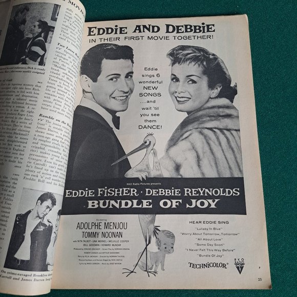 Vintage Feb 1957 Photoplay magazine, Rock Hudson on cover. - Picture 5 of 8